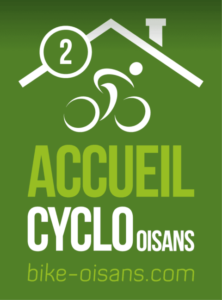 L'etichetta “Casa Cyclo Oisans”.
